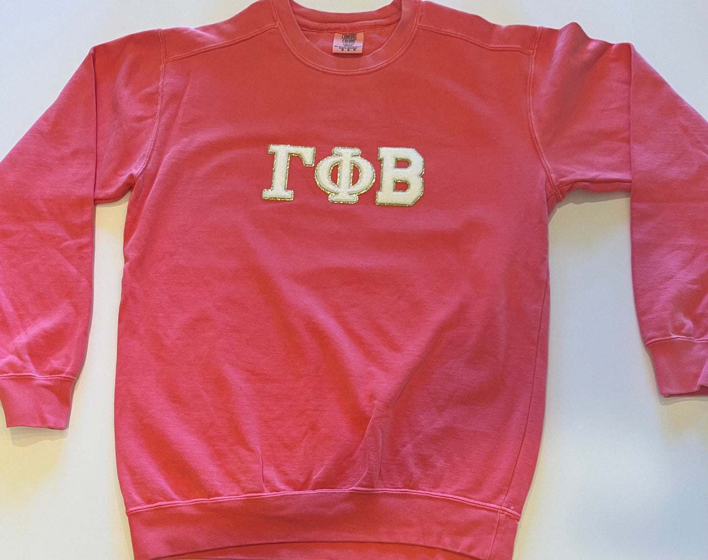 Gamma Phi Beta Chenille Patch Crewneck