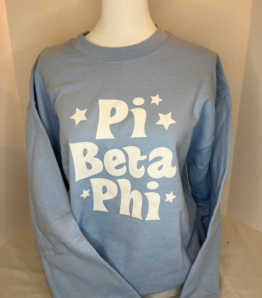 Pi Beta Phi Stars Crewneck