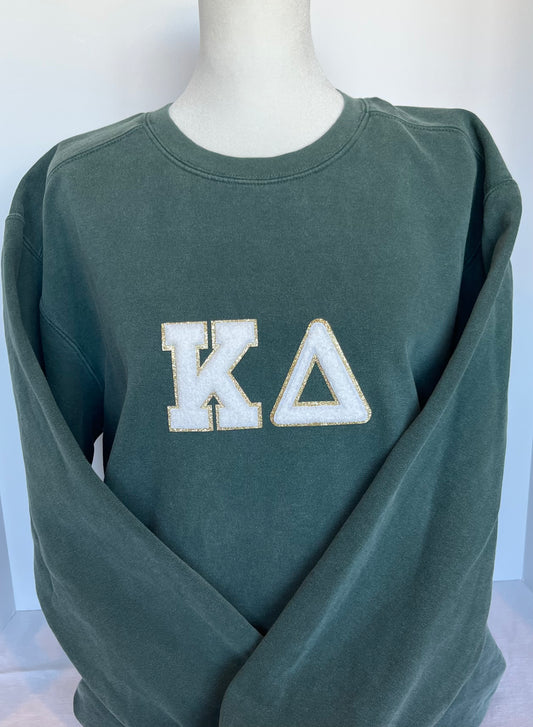 Kappa Delta 3" Chenille Patch Comfort Colors